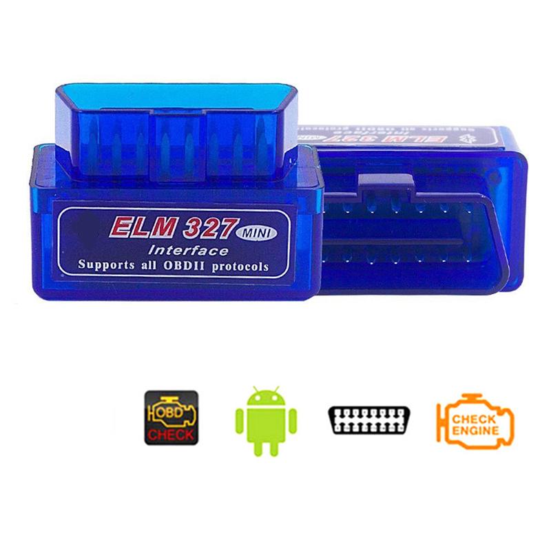 Super Mini ELM327 Bluetooth V2.1 OBD2 Беспроводной автомобильный диагностический сканер Универсальный OBD II Автосканирование