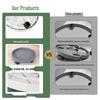 Flower Pot Tray with Universal Wheels, Thickened Resin Base, and Movable Casters