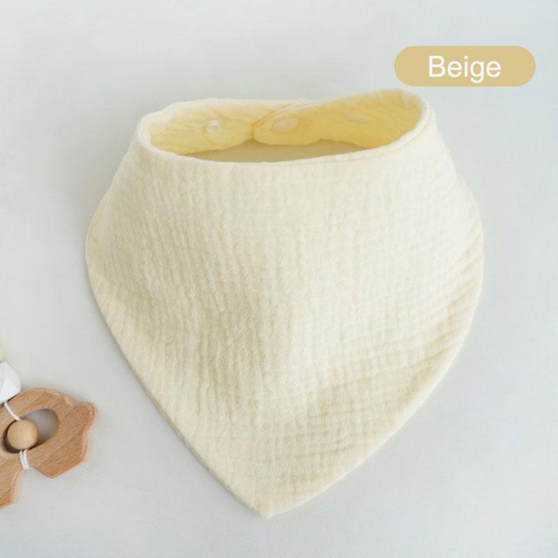 Твердые муслиновые детские нагрудники-банданы, слюнявчики, 100% хлопок для малышей, детей, унисекс, мальчиков и девочек