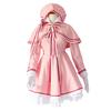 Очаровательный костюм для косплея Cardcaptor Sakura Kinomoto, розовое платье со шляпой для женщин