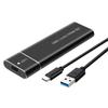 Корпус твердотельного накопителя M.2: Поддержка NGFF/NVMe на USB 3.1 Type-C, Цельнометаллический дизайн