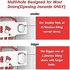 Portable Door Lock Home Security Door Locker Travel Lockdown Locks