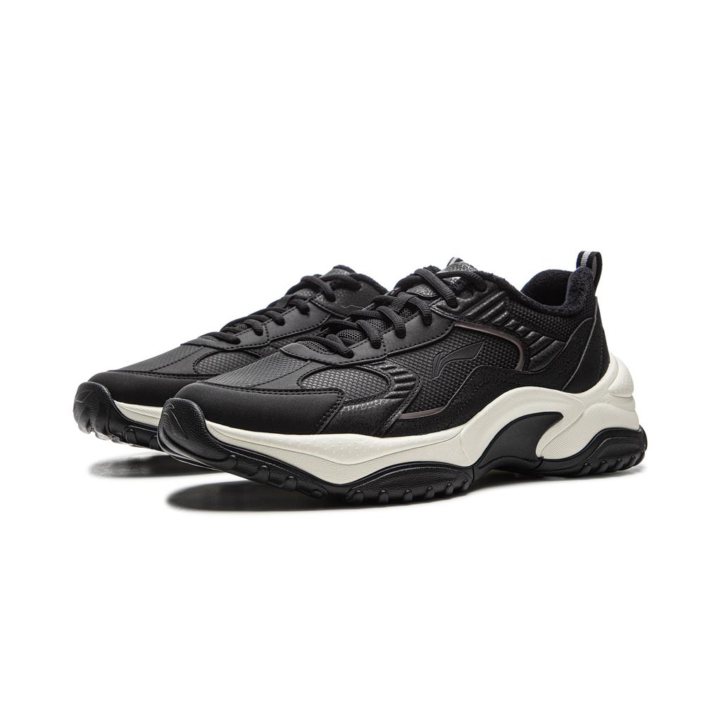 Li Ning Aurora WNTR Амортизация Устойчивость к истиранию Дышащие Термоизоляционные Низкие Повседневная обувь Мужская Черная AGCV445-1