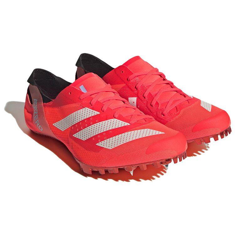 Adidas Adizero Finesse Удобная амортизация Нескользящие Износостойкие Низкие Кроссовки для бега Унисекс Красный Белый GX9779