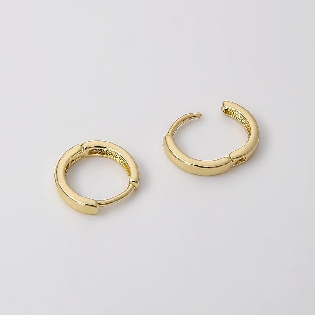 1 пара латунных сережек-крючков размером 12/13/14 мм для женщин и девочек, серьги с застежкой