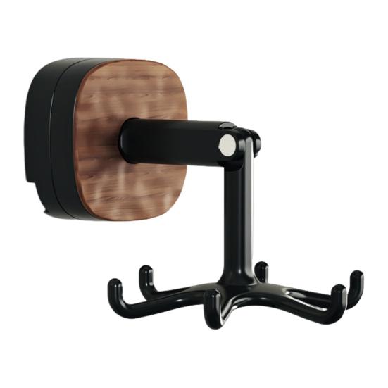 Yousheng Suction Cup Hook Kitchen Utensil Hanger under Cabinet Hook 360 Degrees Rotating 6-Claw Folding Hook for Bathroom Bedroom Closet Door Wall