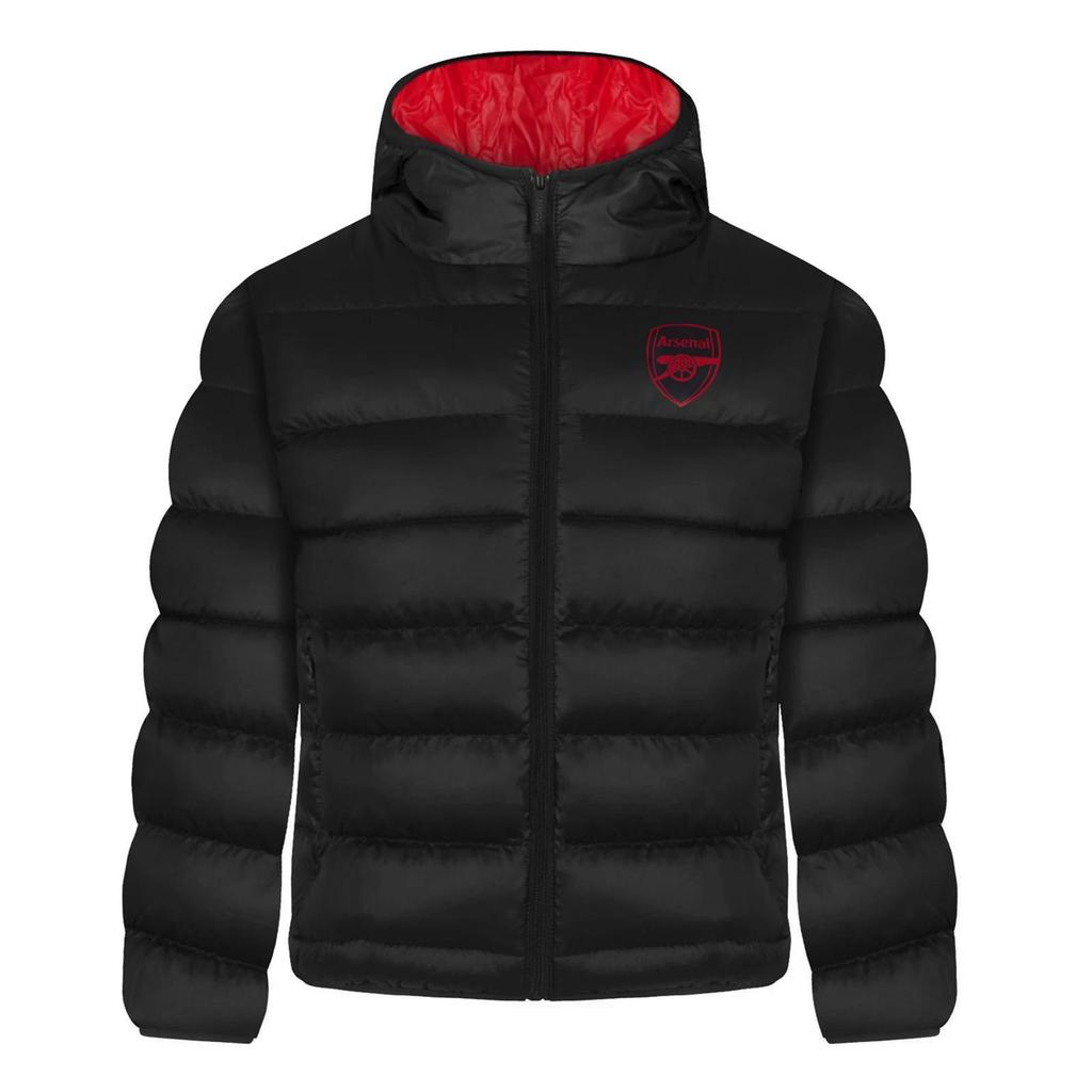Arsenal FC Boys Crest Quilted Jacket