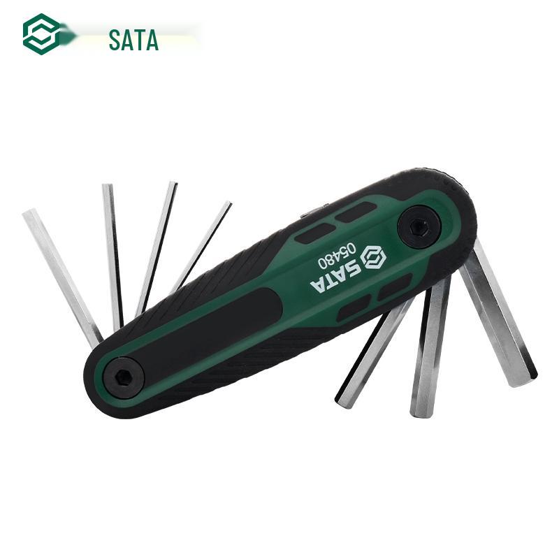 Складной набор шестигранных ключей и отверток SATA (3/4/5/6/8 мм) Многофункциональный инструмент