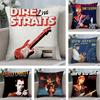 D-Dire S-Straits band Наволочка Квадратная Двусторонняя Печать Чехол для Подушки Для Дивана Домашний Декор Спальни Подарок