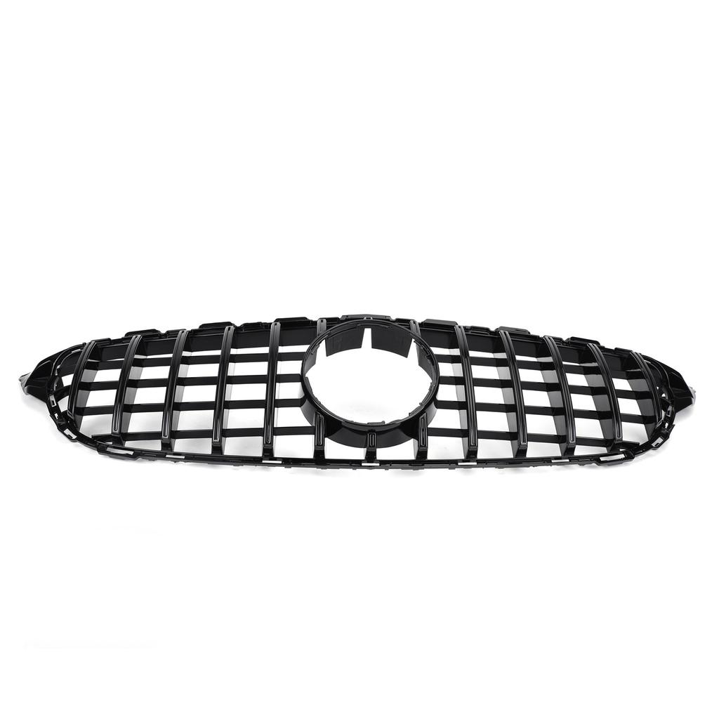 GTR Style Front Bumper Grill Grille fit Mercedes W205 C250 C300 C43 2015-2018