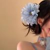 Имитация цветов Заколка-краб для волос Фея Сильная фиксация Зажим-акула Пляжное украшение для головы для женщин девушек