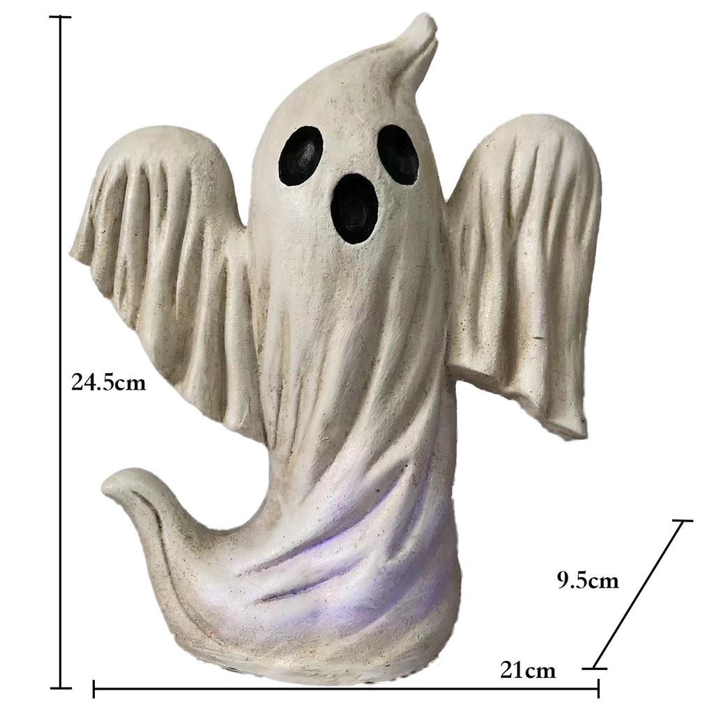 2023 Новые украшения для Хэллоуина в виде привидения KTV Bar Party & Holiday DIY Scene Decoration Светящиеся креативные украшения из смолы