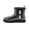 Новые Classic Clear Mini Boot Черные Женские 1113190-BLK