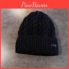 Winter Knitted Cap For Men With Letter Prints Thick Cold Weather Sports Style