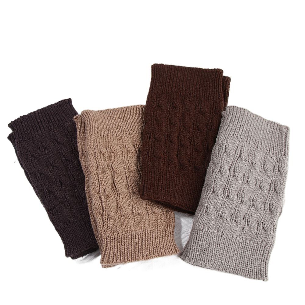 Wool For Women Lolita Winter For Girl Foot Cover Twist Leg Warmers Knee Cover Leg Warm Socks