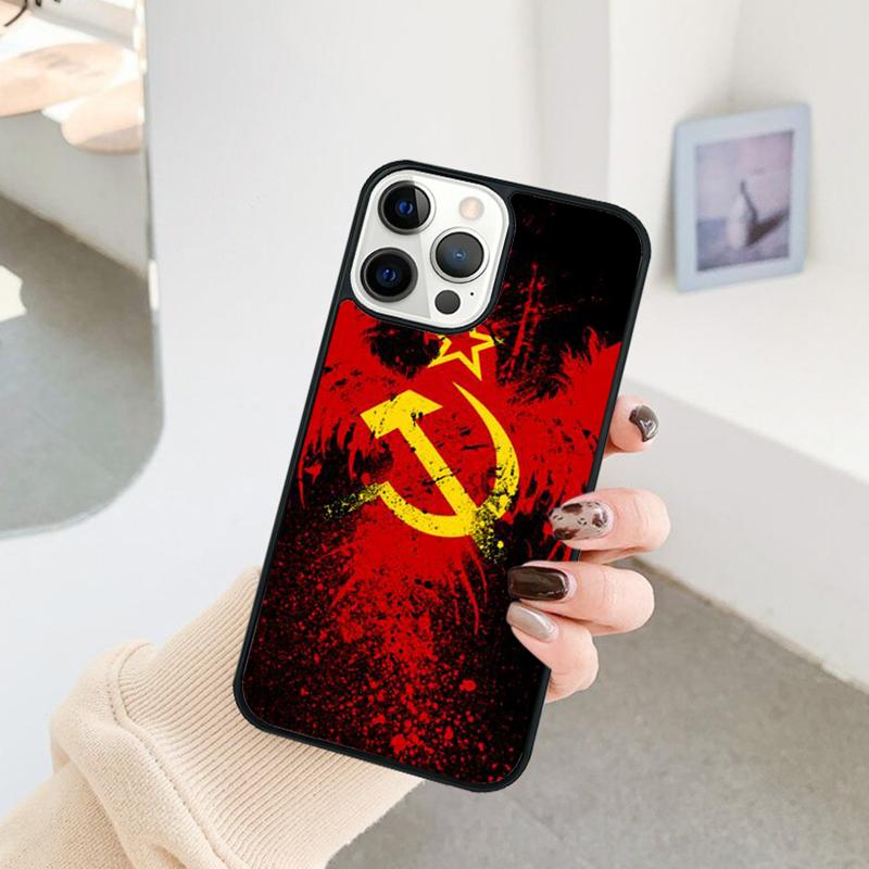 Soviet Union USSR Flag Phone Case For iPhone 17 Air 16 15 14 11 12 13 Pro MAX Plus coque Cover Shell