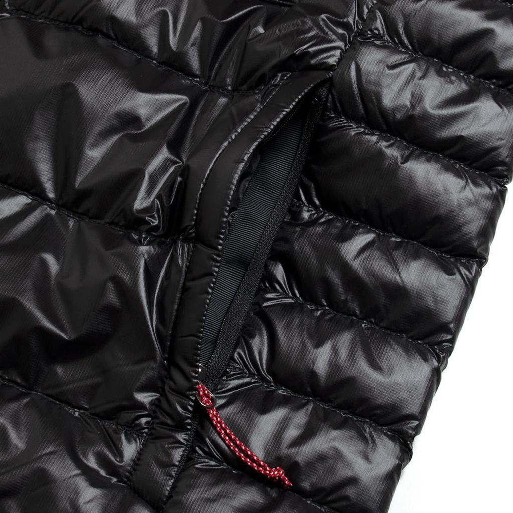 NANGA INNER DOWN VEST BLK XL