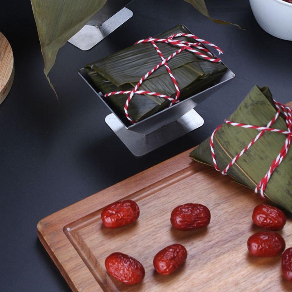 Triangle Rectangle Zongzi Mold Stainless Steel Rice Dumpling Making Tool Rice Ball Maker  Home Use