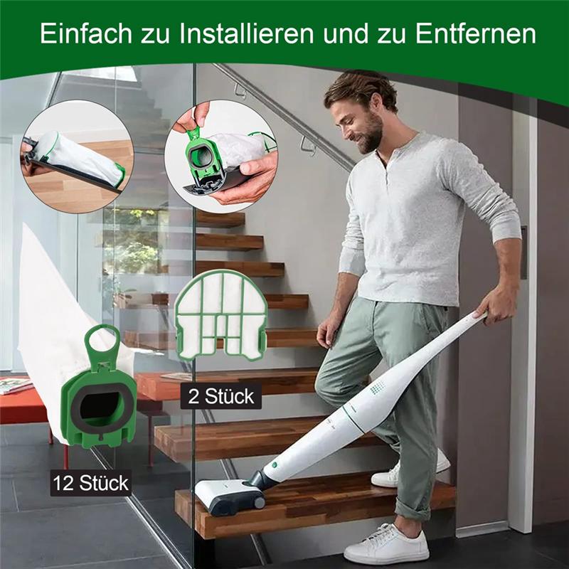 Запасные части для пылесборника, совместимые с пылесосами Vorwerk Kobold VB100 FP100, аксессуары для пылесосов, мешки для пыли