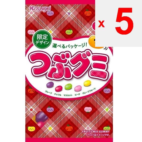 Кондитерские изделия Kasugai «Tsubu Gummi» 80 г Четыре вида упаковок мармеладных конфет с ограниченным сроком действия. Четыре вида упаковок мармеладных конфет с ограниченным сроком действия