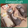 Bib Cat Plush Toy Long Pillow Cartoon Stuffed Doll Decoration Kids Cute Gift