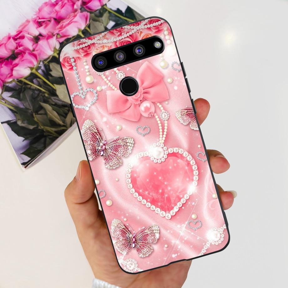 For LG G8X ThinQ Case LG V50 ThinQ V50s ThinQ V50 Dual Screen Liquid Silicone Bumper Coque Fundas Marble Space Man Dragon Capa