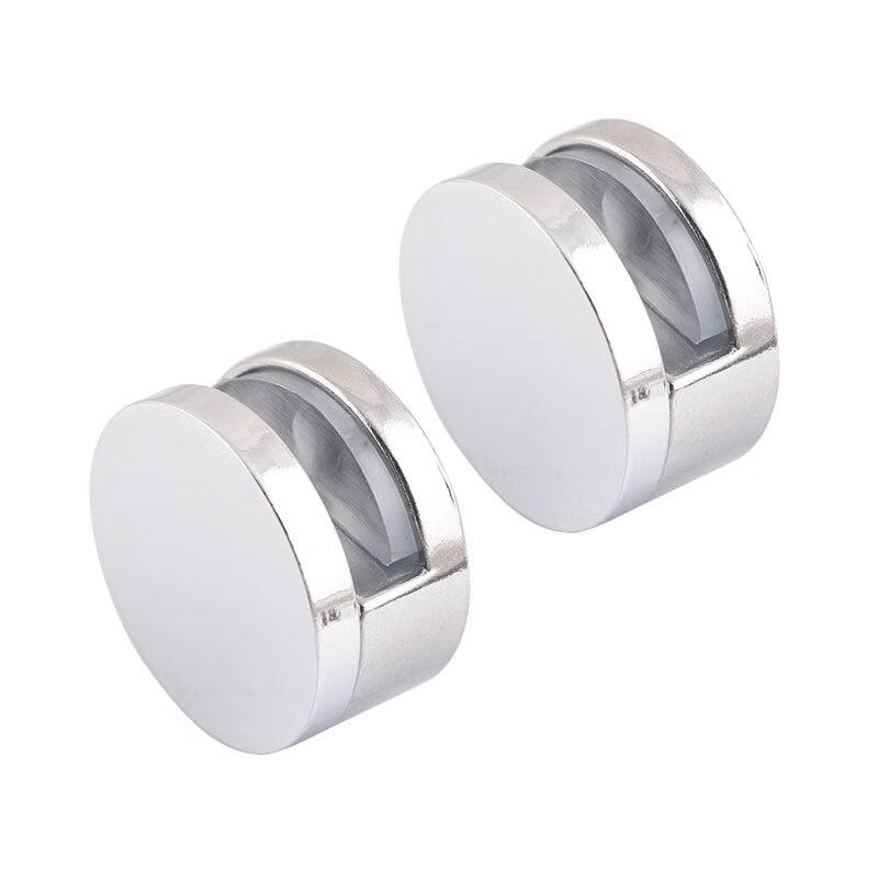Hesdige Round Zinc Alloy Mirror & Glass Fixing Clips (4-pack)
