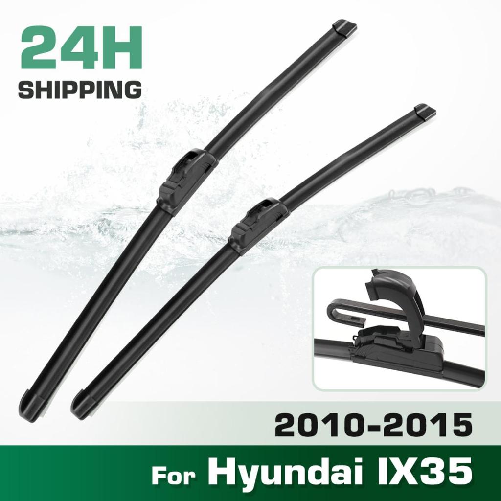 For Hyundai IX35 2010-2015 2011 2012 2013 2014 Wiper Front Wiper Blades Windshield Windscreen Window Brush 24"+16