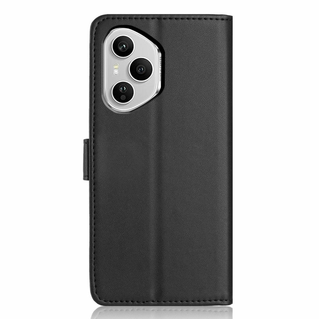 For Honor 400 Pro 5G (Global) Wallet Case with Strap/Multiple Card Slots Solid Color Leather Stand Phone Cover
