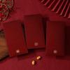 6Pcs New Year Red Envelopes Chinese Style Cash Gift Envelopes Creative 2026 Luck Money Bag