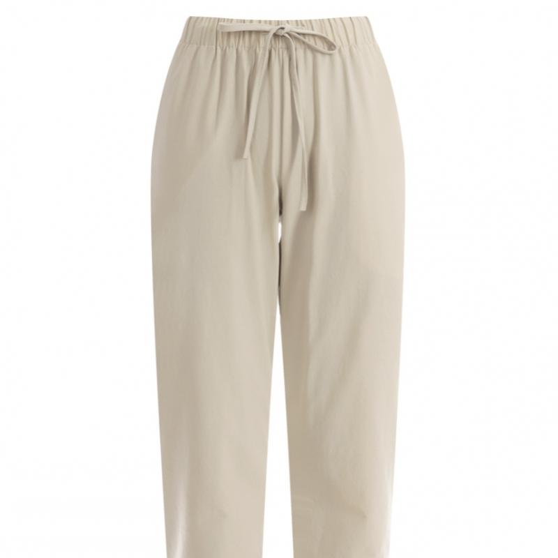 Shop Women Stretch Banding Baggy Pants White Pic Wpt 1394