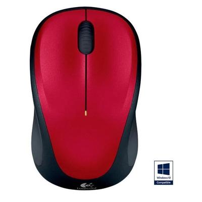 Мышь - Беспроводная - Logitech - M235 - Красная