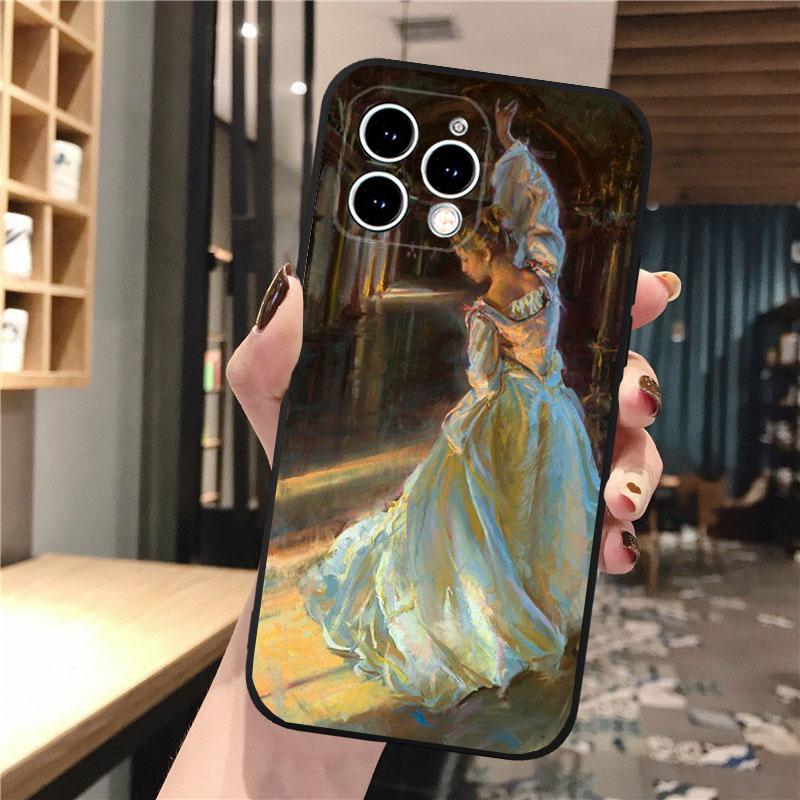 Renaissance Art Painting Phone Case For Iphone 15 14 Pro Max 13 12 11 Pro Max XSMax XR 12 13 Mini 14 Plus Shell