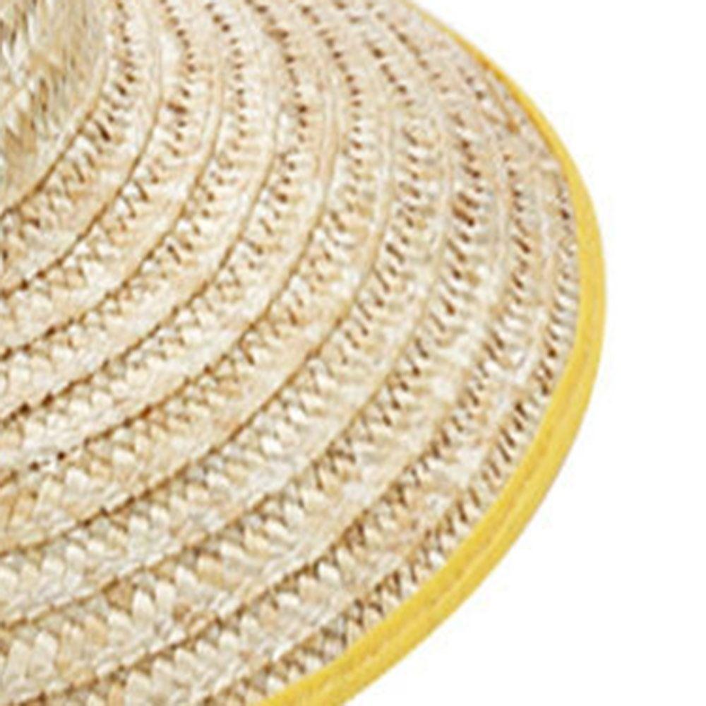 Breathable Straw Hat Adjustable Beach Hats Casual Bucket Hat Women Men