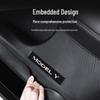 Tesla Model Y & Model 3 Carbon Fiber Rear Door Sill & Seat Back Protector Guard