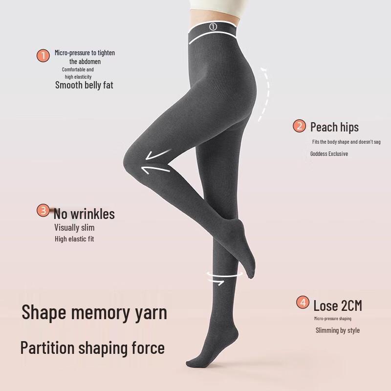 Xue Qiman Women's Thermal Fleece-Lined Tights