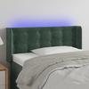 VidaXL LED Headboard Bedroom Furniture Single Bed Accessory Headboard Bed Frame Interior Dark Green 3123709