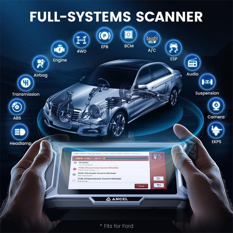 Диагностический инструмент ancel DS160 OBDII - Версия для обслуживания всех систем автомобиля