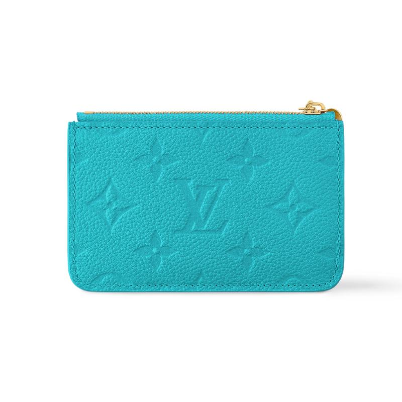 Louis Vuitton X Takashi Murakami Romy Кошелек на молнии с логотипом-буквой Женский кошелек Синий Белый M14171