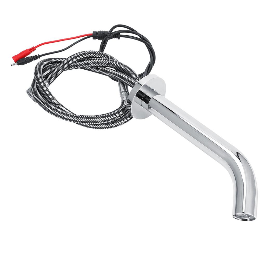 G1/2in настенный инфракрасный индукционный датчик из нержавеющей стали, кран для воды, кран для горячей и холодной воды в бассейне