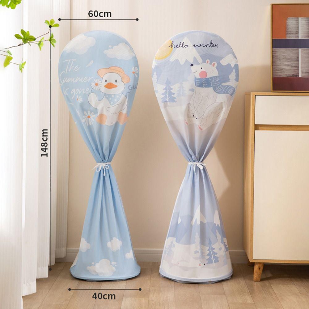 Universal PEVA Electric Fan Dustproof Cover All-inclusive Waterproof Fan Protective Cover Portable Floor Fan Cover