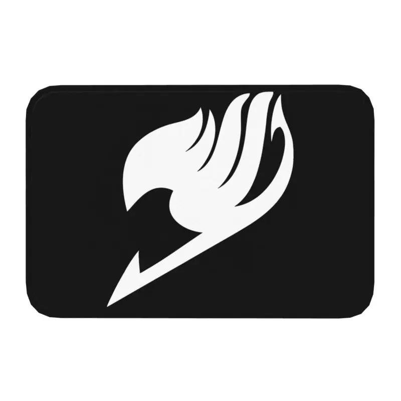Happy Fairy Tail Doormat Non-Slip Bathroom Kitchen Mat Living Room Floor Door Entrance Carpet Rug