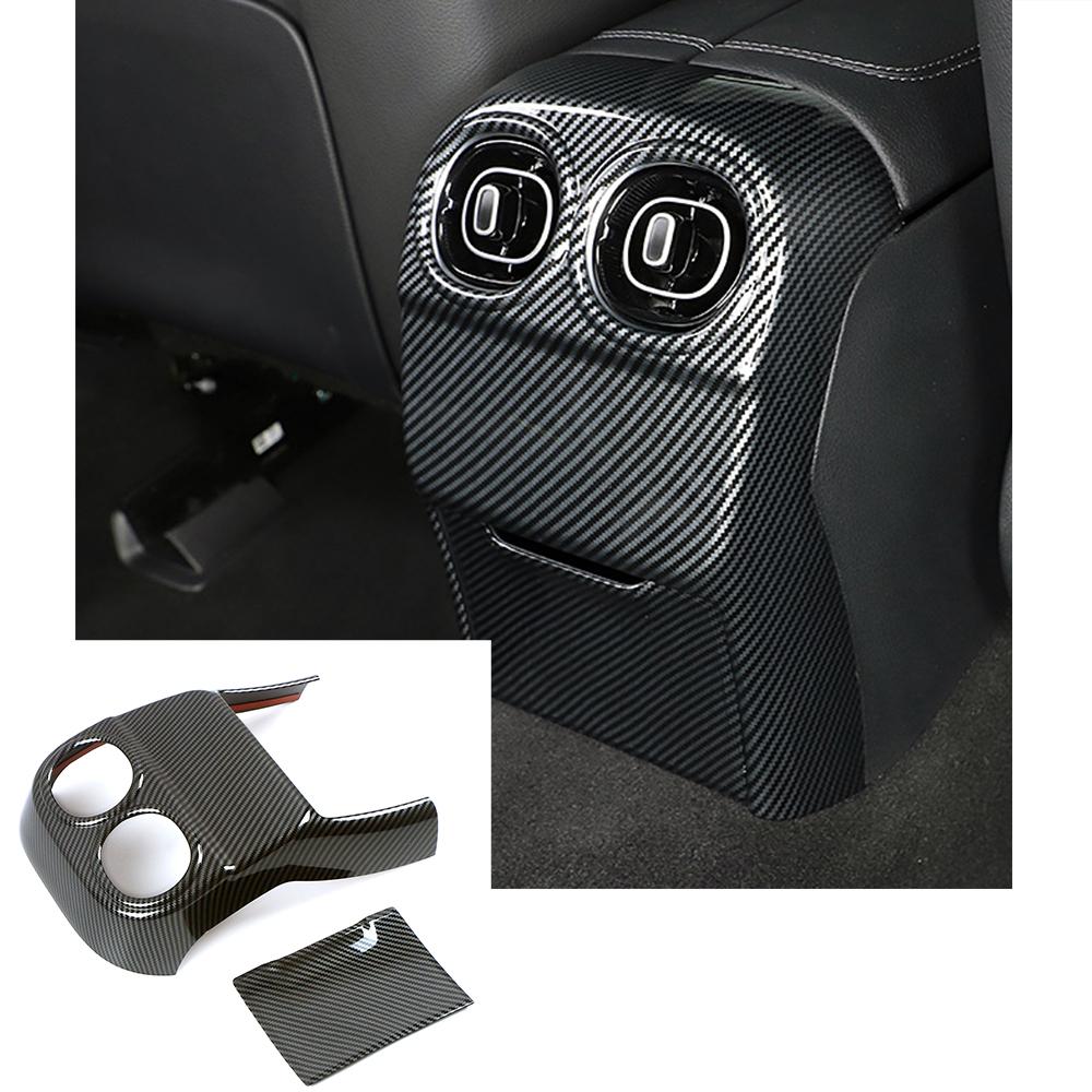 Для Mercedes Benz C Class W206 C200 C220 C260 C300 2022 2023 часть центральной консоли автомобиля ремонт декоративная отделка из углеродного волокна