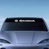 1Pcs Car Windshield Sticker Fashion Sport Decals Decoration Sticker For Skoda Octavia Enyaq Rapid Karoq Derivati Fabia Kodiaq Kamiq Superb Yeti