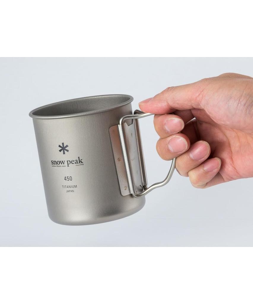 Snow Peak Titanium Single Mug Set Titanium Measuring Ideal for Outdoor and Starter Sets Peak Festival 2025 Autumn Limited FK-393, Cup, BBQ, Camping,