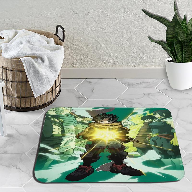 Amime My Hero Academy напольные коврики Деку Мидория Изуку Бакуго ковер мультфильм спальня гостиная мягкий нескользящий коврик