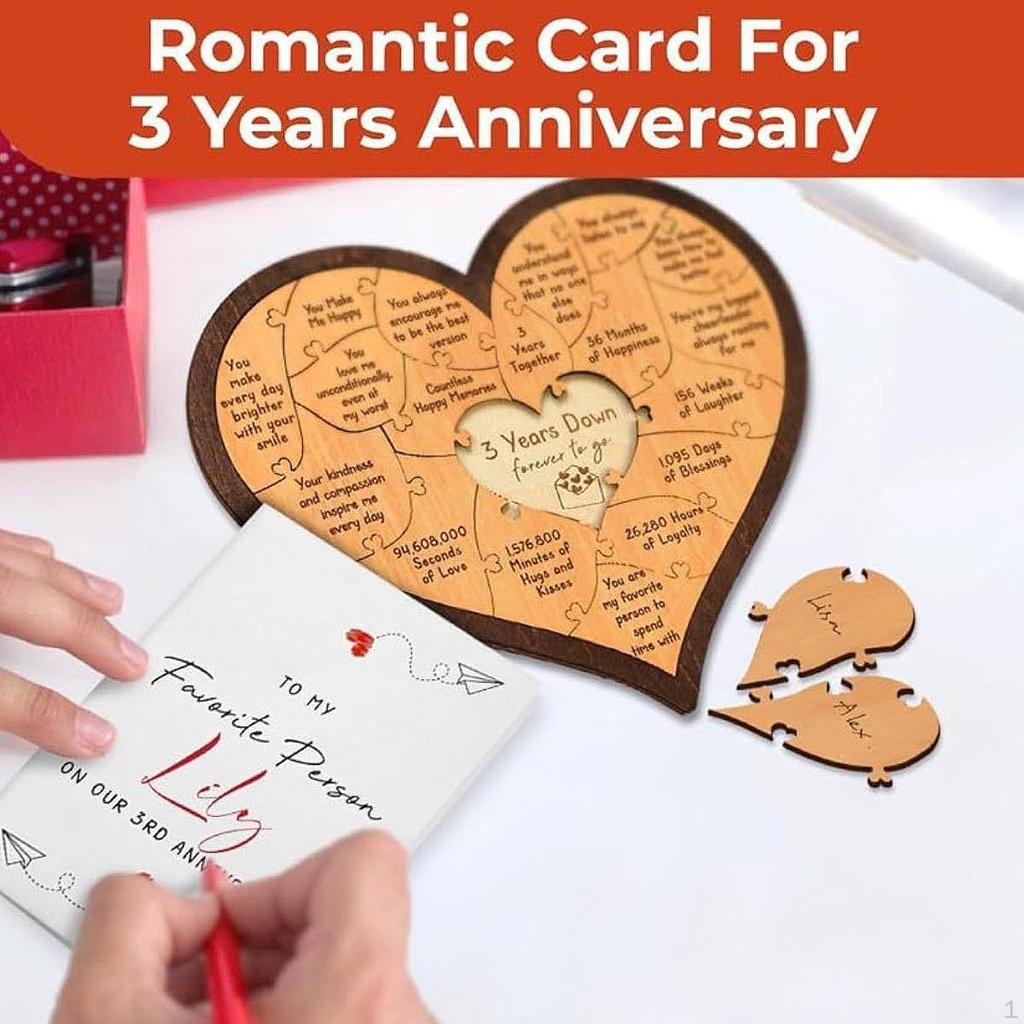 Подарок на годовщину Настольная табличка Мемориальное украшение для него Ее мужчины Женщины Брак