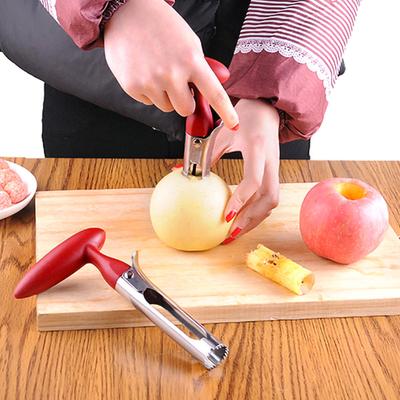 Нержавеющая сталь Apple Corer Фруктовые семенные сердцевины Удаление сердцевины груш Apple Corer Сеялка-нож для нарезки Прочные кухонные гаджеты Инструменты для овощей