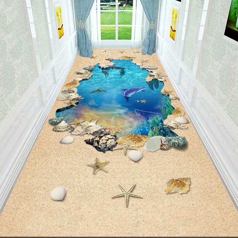 3D ковры для коридора, гостиной, украшения дома, вестибюля отеля, длинного ковра, лестницы, коврика для входной двери