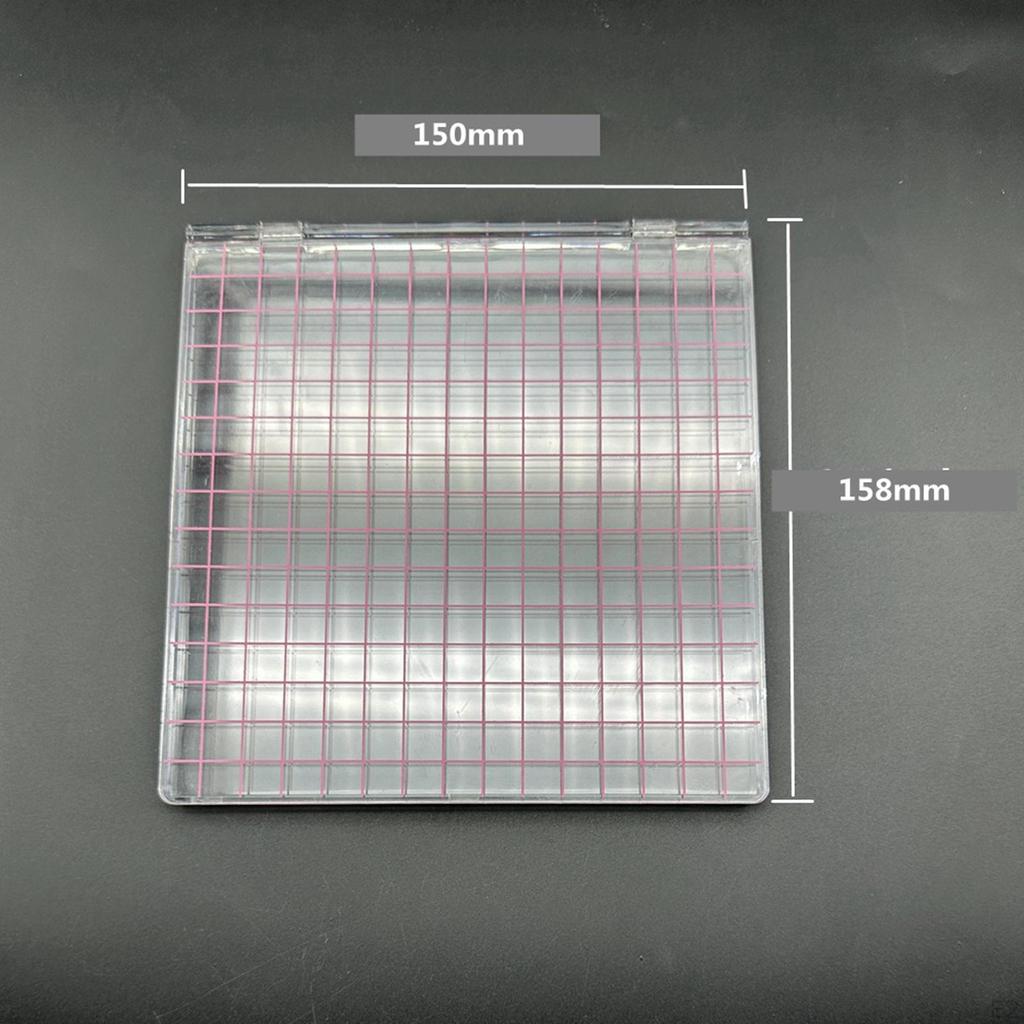 Stamp Positioning Stamping Gifts Multifunctional Card Making Journaling Sturdy Acrylic Block